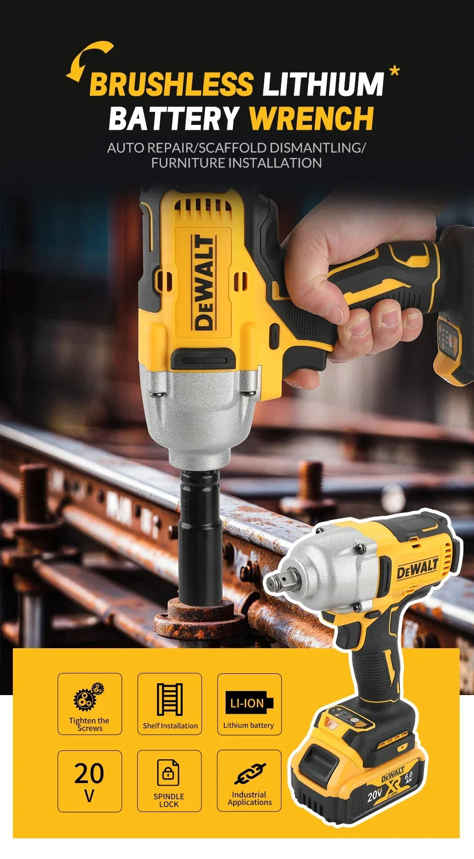 Dewalt DCF 1/2" Brushless Impact Wrench